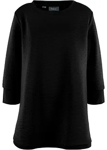 Lange sweater in A-lijn, 3/4 mouw, bonprix