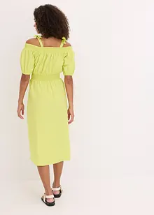 Off shoulder jurk van biologisch katoen, bonprix
