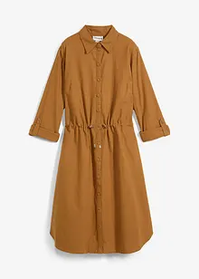Overhemdjurk van een linnen-katoenmix, bonprix
