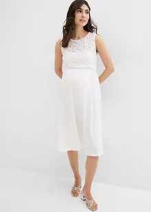 Jersey zwangerschapsjurk met kant, bonprix