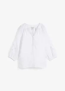Tuniek van puur linnen, met broderie anglaise, bonprix