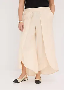 Broek cropped met split, bonprix