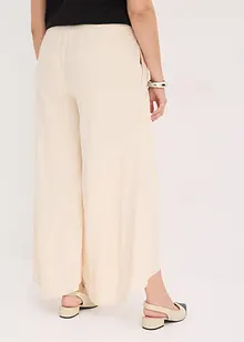 Broek cropped met split, bonprix