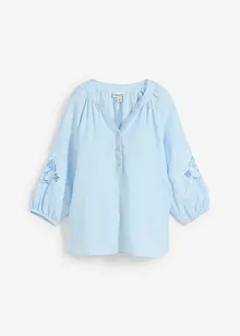 Tuniek van puur linnen, met broderie anglaise, bonprix