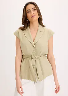 Mouwloze blazer van lyocell, bonprix