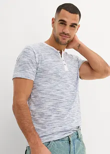 Henley shirt van puur katoen, korte mouw, bonprix