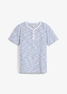 Henley shirt van puur katoen, korte mouw, bonprix