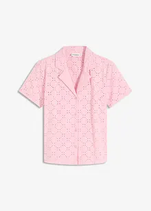 Blouse met broderie anglaise, bonprix