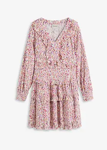 Jurk met volants, bonprix