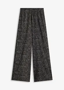 Jersey-crèpe broek, bonprix