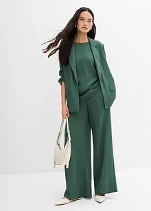 Blazer van een gestructureerde crinkle-viscosemix, bonprix