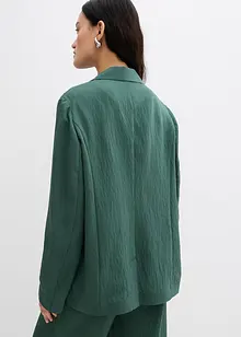 Blazer van een gestructureerde crinkle-viscosemix, bonprix