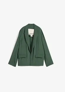 Blazer van een gestructureerde crinkle-viscosemix, bonprix