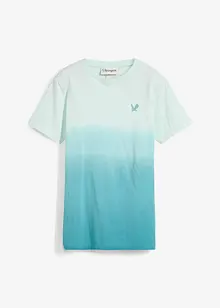 Jongens T-shirt met kleurverloop van puur biologisch katoen, bonprix
