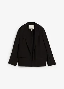 Blazer van een gestructureerde crinkle-viscosemix, bonprix