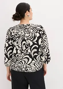 Gedessineerde blouse, bonprix