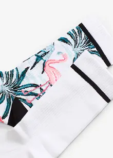 Tijdloze tennissokken met biologisch katoen en badstof op de zool (2 paar), bonprix