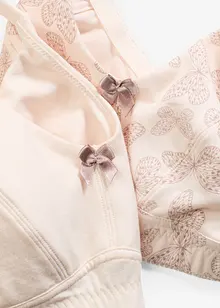 Bh zonder beugels (set van 2) met biologisch katoen, bonprix