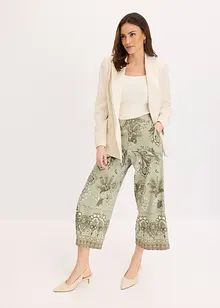 Jersey broek met paisley motief, bonprix