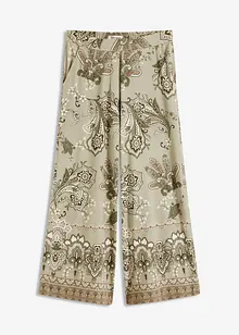 Jersey broek met paisley motief, bonprix