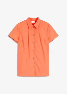 Popeline blouse met korte mouwen, bonprix