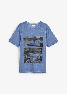 T-shirt van biologisch katoen in washed out look, bonprix