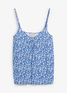 Gebloemde top van soepele viscose, bonprix