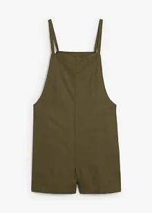 Korte jumpsuit van een luchtige linnenmix, bonprix