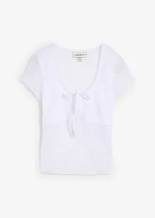 T-shirt van kant, bonprix
