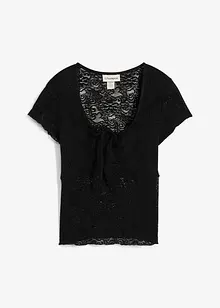 T-shirt van kant, bonprix