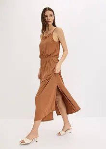 Jersey jurk met kant, bonprix