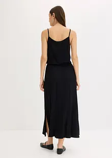 Jersey jurk met kant, bonprix