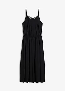 Jersey jurk met kant, bonprix