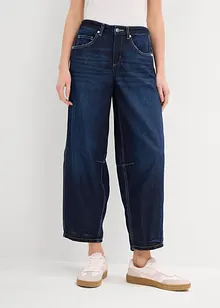 Ballonjeans mid waist, super soft, cropped, bonprix