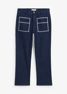 High waist straight jeans cropped, bonprix