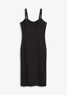Midi jurk met fijn satijn, bonprix