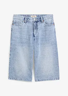 Jeans bermuda mid waist, low stretch, bonprix