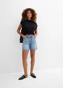 Jeans bermuda mid waist, low stretch, bonprix