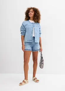 Jeans short high waist, low stretch, bonprix