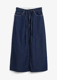 Midi spijkerrok mid waist, superzacht, bonprix