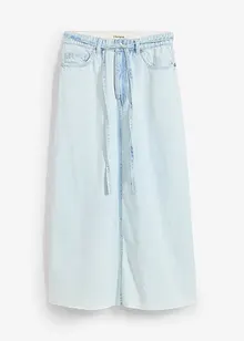 Midi spijkerrok mid waist, superzacht, bonprix