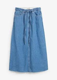 Midi spijkerrok mid waist, superzacht, bonprix