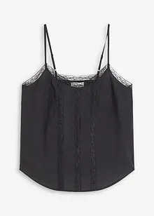 Blousetop met broderie anglaise, bonprix