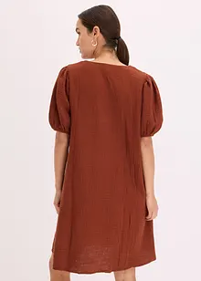 Korte jurk van mousseline, bonprix