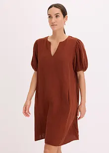 Korte jurk van mousseline, bonprix