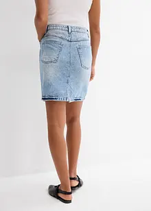 Spijkerrok mid waist, low stretch, bonprix