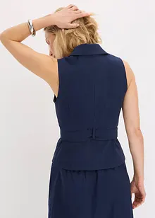 Gilet met riem, bonprix