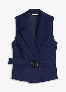 Gilet met riem, bonprix