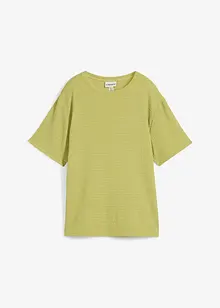 Shirt van borken crèpe, bonprix