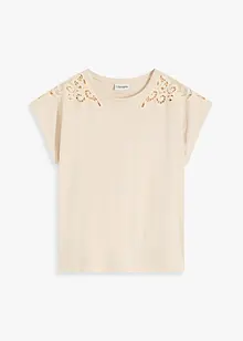 Shirt met kanten detail, bonprix